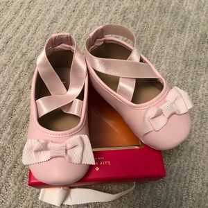 Kate Spade Ballet Slipper Crib Shoe NIB